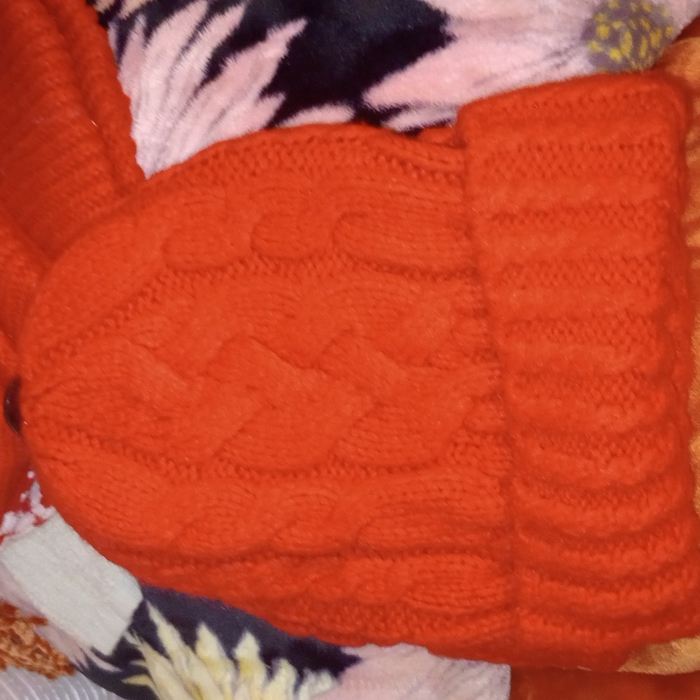 Cozy Red Knit Beanie